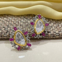 Thumbnail for High Quality Gold Plated Glass Stud Earring