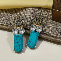 Thumbnail for Lakshmi Meena Kundan Earrings