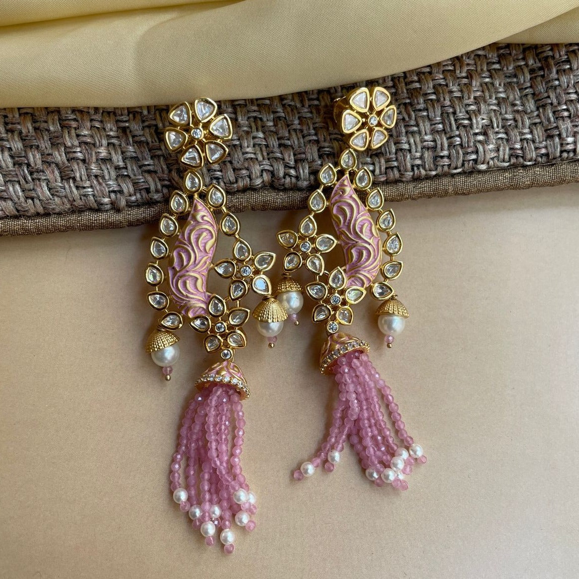 Mint Green Pearl High Quality Earring - Abdesignsjewellery