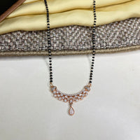 Thumbnail for Classic Rose Gold Diamond Mangalsutra - Abdesignsjewellery