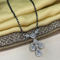 Thumbnail for Vintage American Diamond Droplet Statement Mangalsutra
