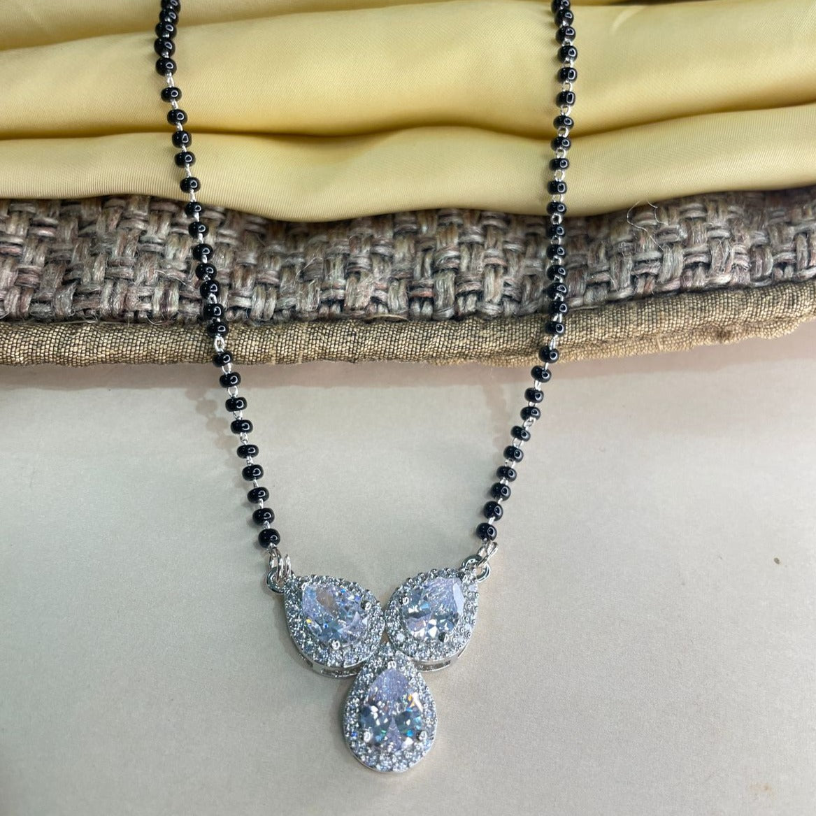 Pratha Tejasswi Prakash Naagin Inspired Tear Drop Diamond Mangalsutra