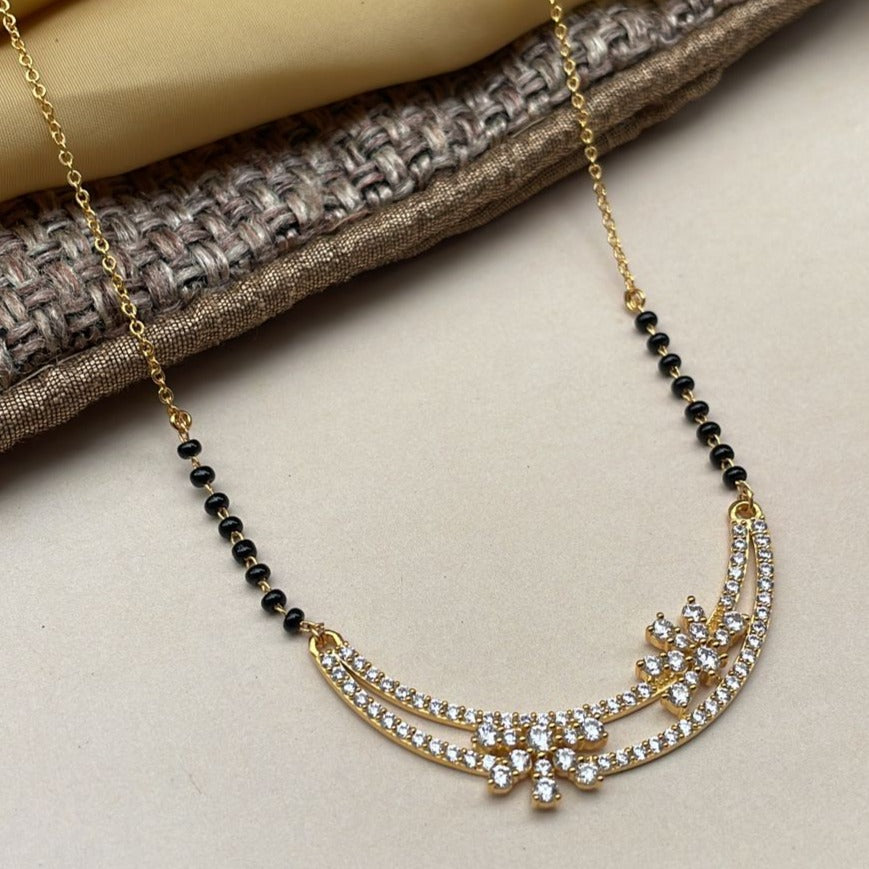 Elite Unique Flower Mangalsutra - Abdesignsjewellery