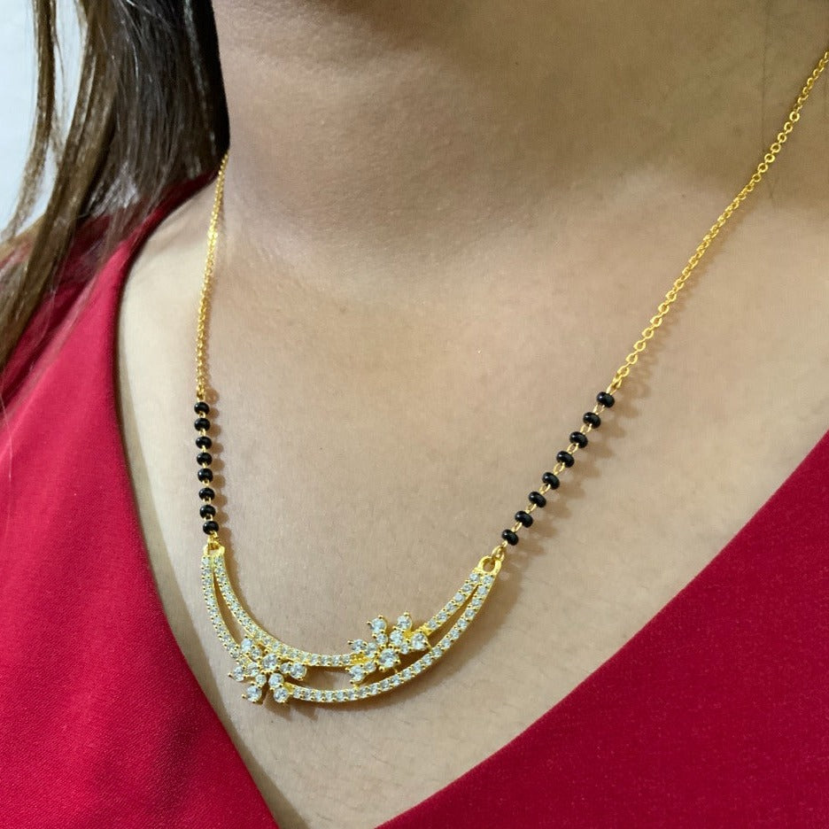 Elite Unique Flower Mangalsutra - Abdesignsjewellery