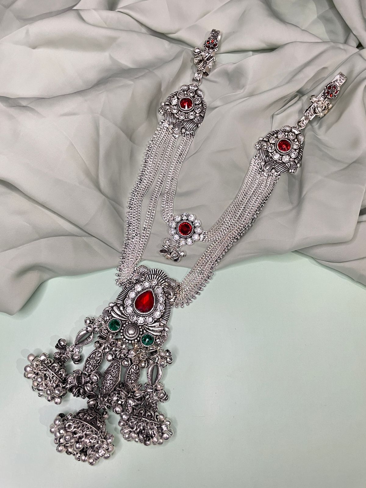 High Quality Silver Plated Saree Juda Pin