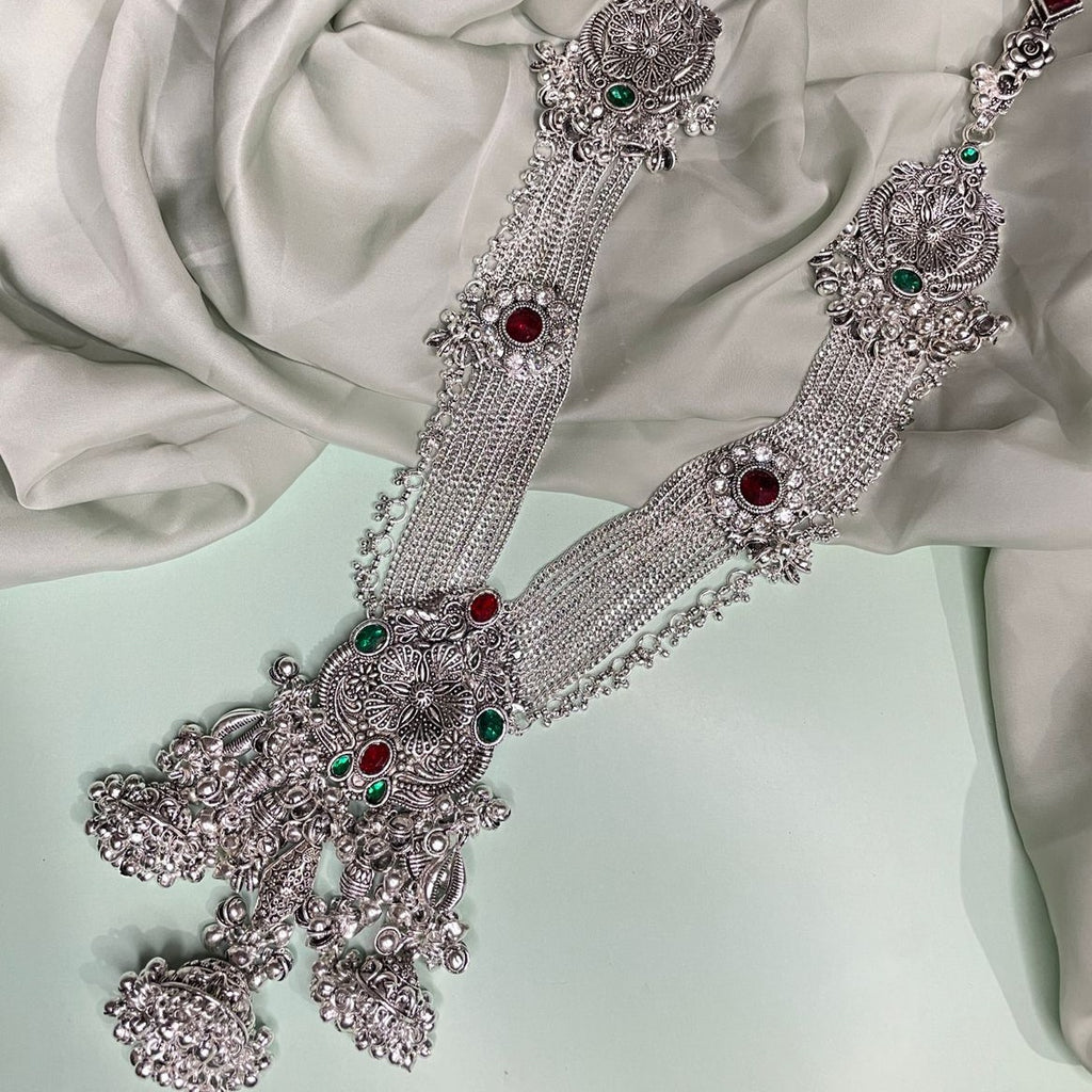 Beautiful High Quality Silver Plated Saree Juda Pin - Abdesignsjewellery