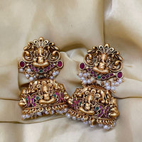 Thumbnail for High Quality Gold Plated Lord Ganesh Earring