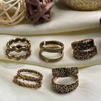Thumbnail for Dailywear Gold Plated ToeRing Combo - Abdesignsjewellery