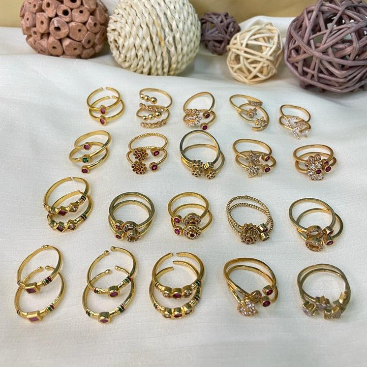 22 Carat Fancy Gold Toe Rings at best price in Ludhiana | ID: 21872941588