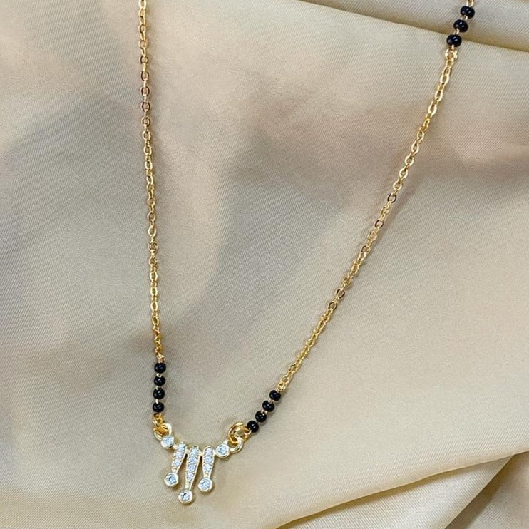 Twinkling Beautiful American Diamond Mangalsutra