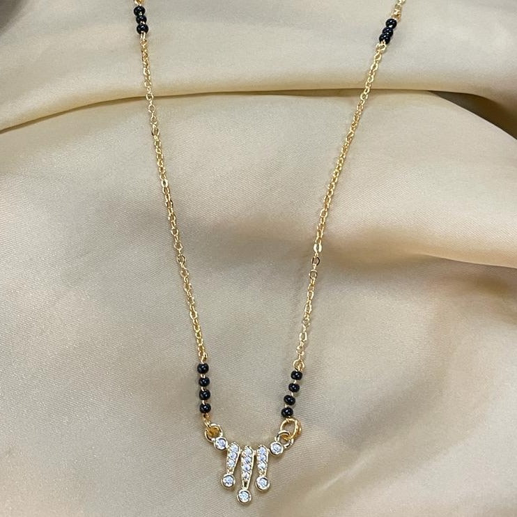 Twinkling Beautiful American Diamond Mangalsutra
