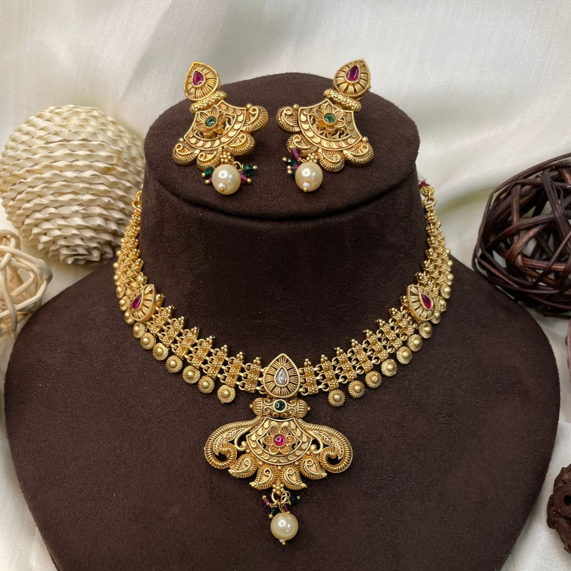 Exclusive High Quality Antique Necklace - Abdesignsjewellery