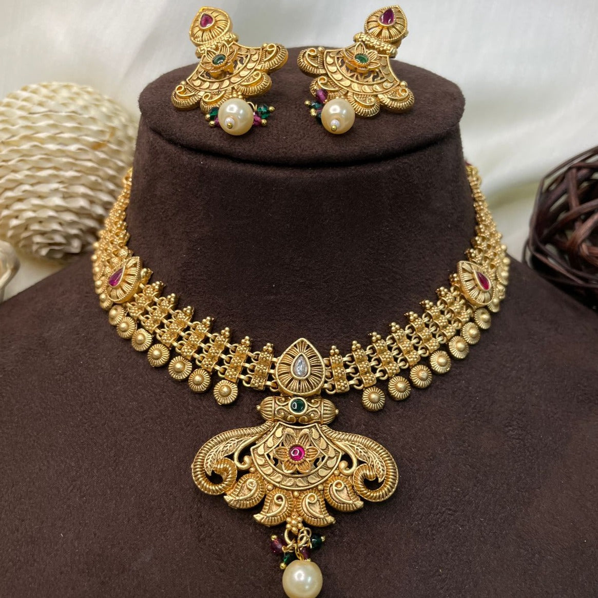 Exclusive High Quality Antique Necklace - Abdesignsjewellery