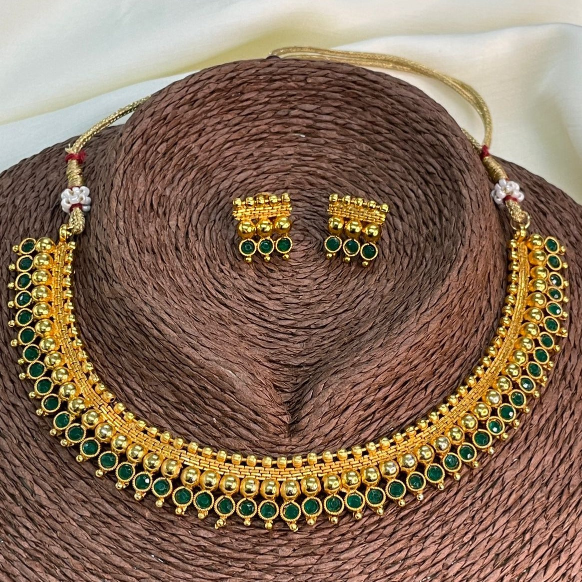 High-Quality Ethnic Gold Plated Necklace