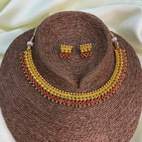 Thumbnail for High-Quality Ethnic Gold Plated Necklace