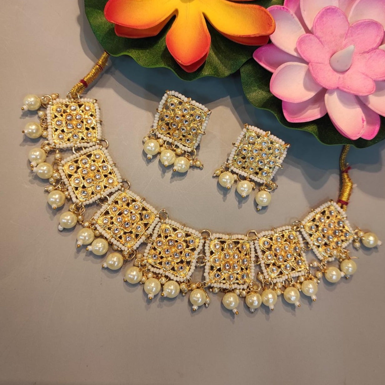 High-Quality Kundan Choker Necklace