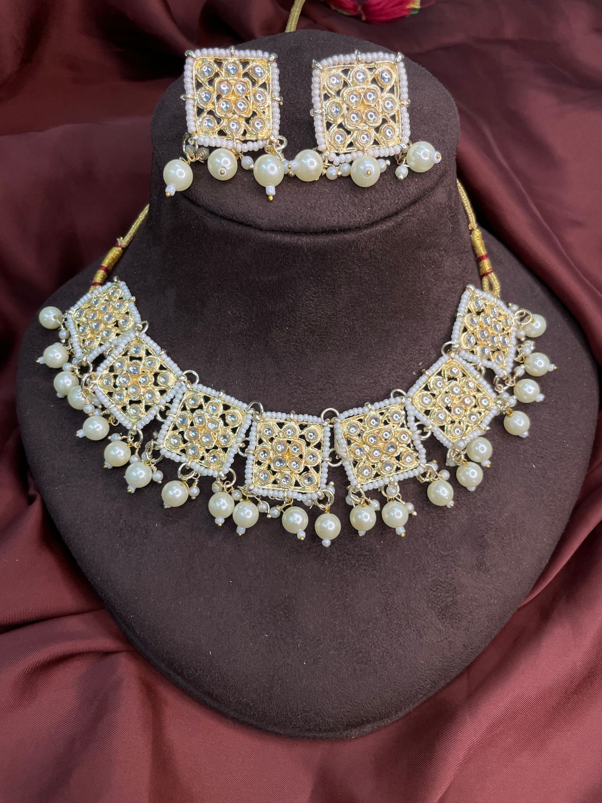 High-Quality Kundan Choker Necklace