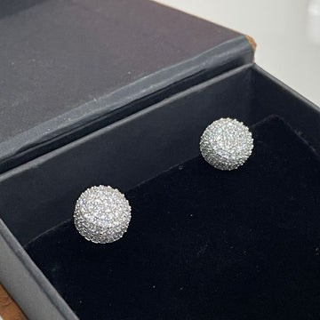 Premimum White Crystal Stud Earring