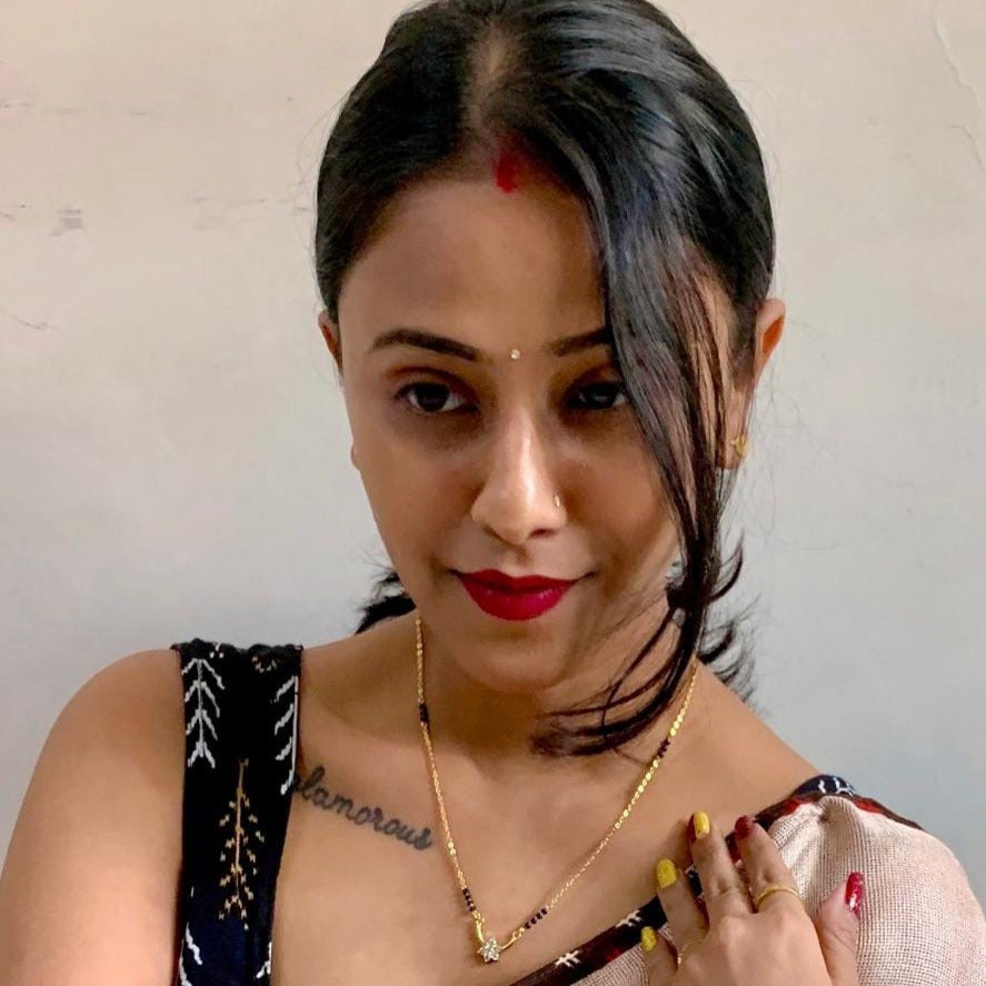 Tiniest Unique Flower Mangalsutra - Abdesignsjewellery