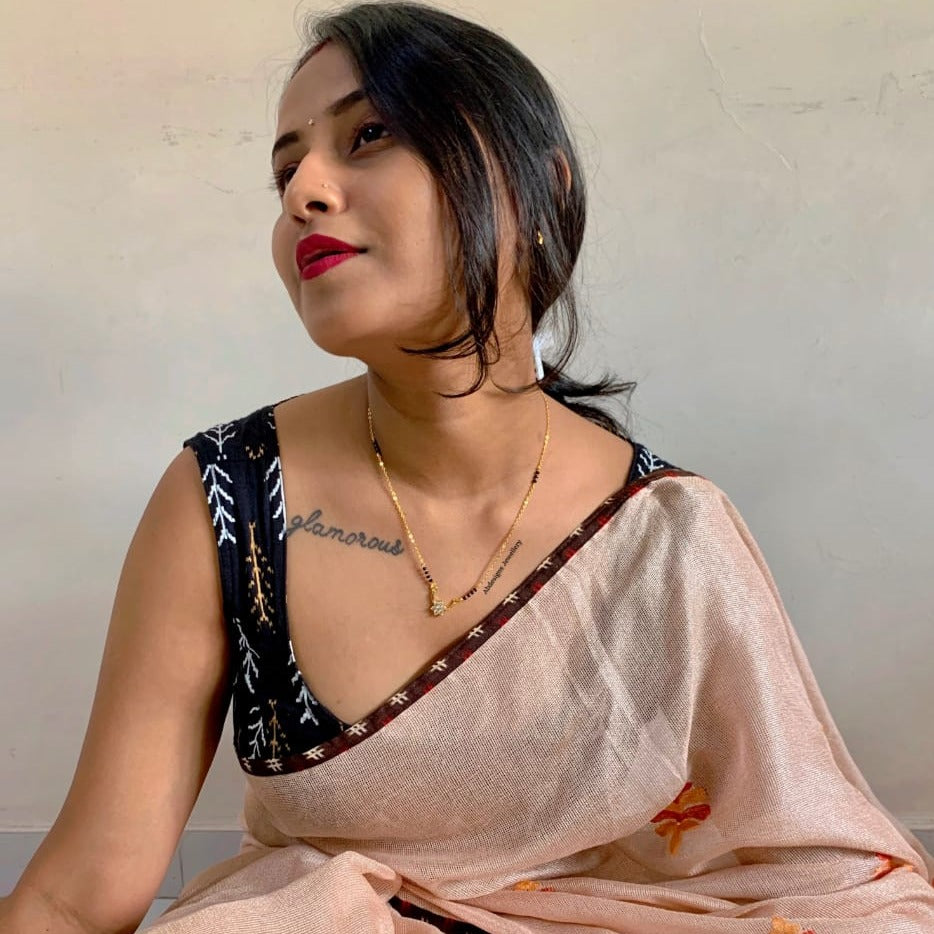 Tiniest Unique Flower Mangalsutra - Abdesignsjewellery