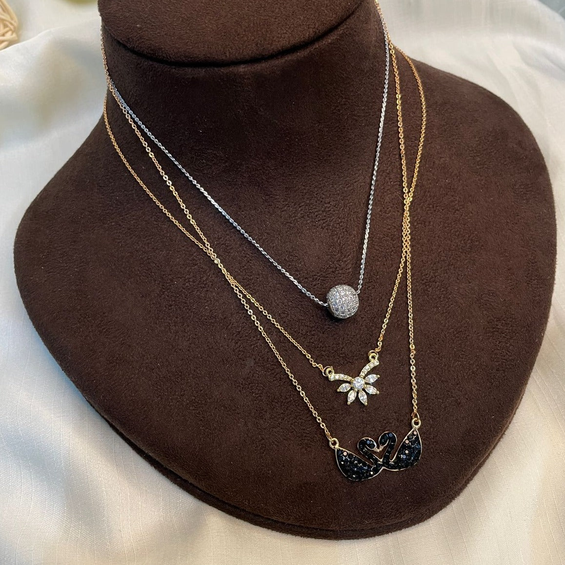 Gorgeous Daily wear Three Fusion Jewellery Combo - Abdesignsjewellery