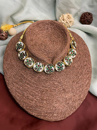 Thumbnail for High-Quality Shimmering Navratna Stone Necklace
