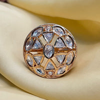 Thumbnail for Traditional High Quality Polki Kundan Ring