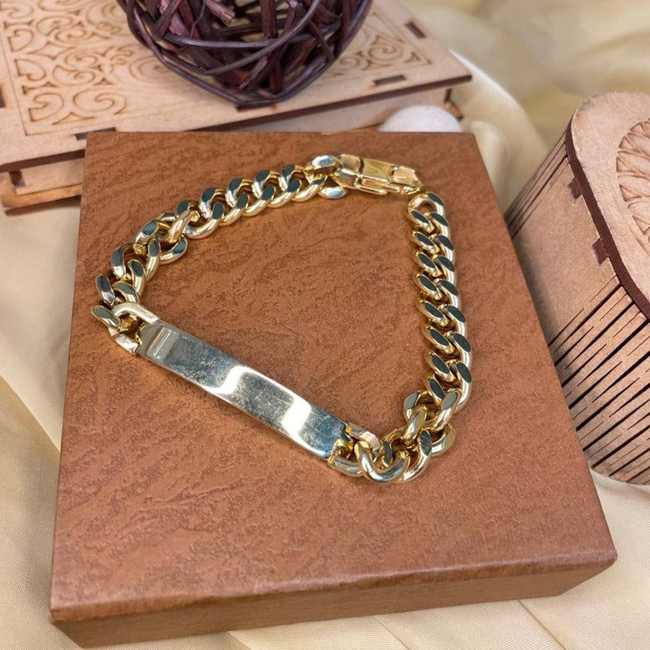 Premium Gold Plated Diamond Hand Bracelet