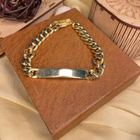 Thumbnail for Premium Gold Plated Diamond Hand Bracelet