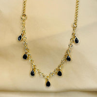 Thumbnail for Black Dailywear Drop Necklace - Abdesignsjewellery