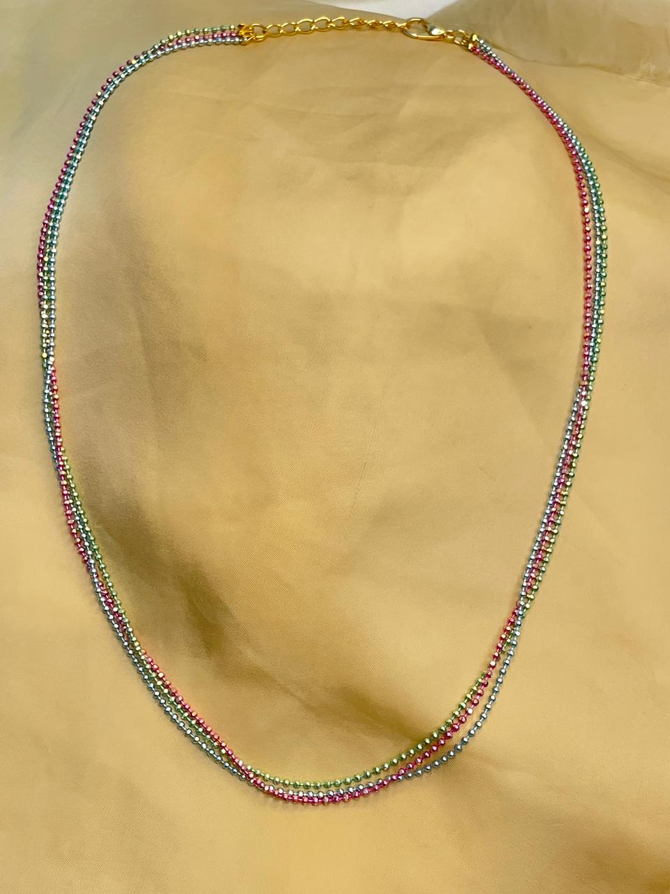 Dailywear Rainbow Small Necklace Chain - Abdesignsjewellery