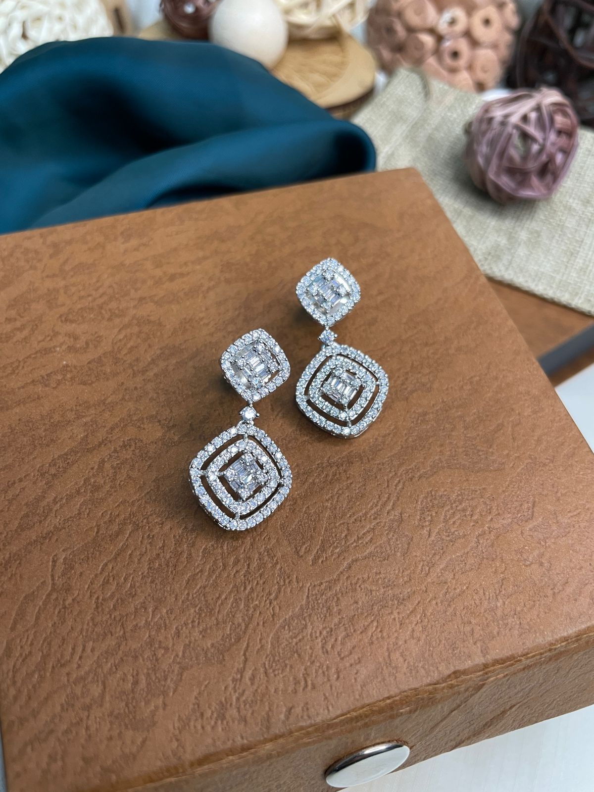 Cubic Attractive Diamond Earring - Abdesignsjewellery