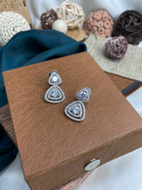 Thumbnail for Trillion Diamond Stud Earring