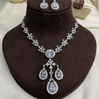 Thumbnail for White Swarovski Diamond Choker Necklace