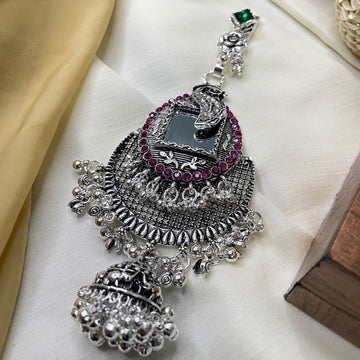 Pink Fancy Silver Antique Juda pin