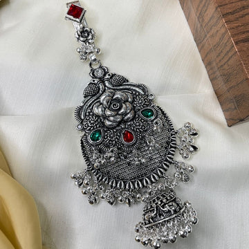 Silver Classic Red Stone Juda pin