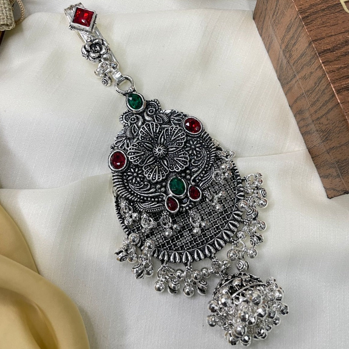 Floral Silver Trending Juda Pin - Abdesignsjewellery