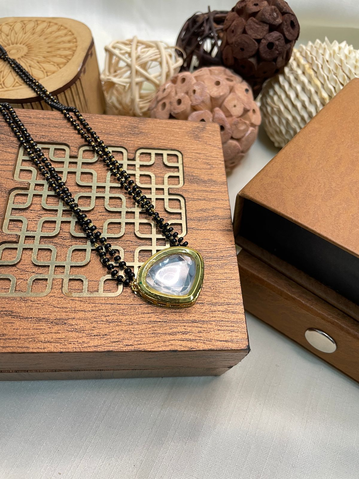 Traditional Unique Polki Mangalsutra