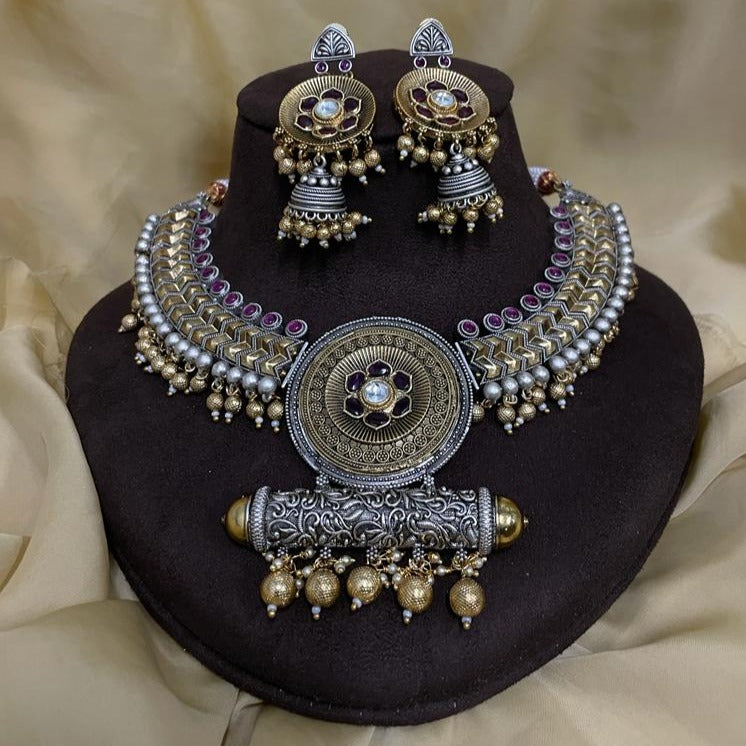 Royal High Quality Silver Fusion Necklace