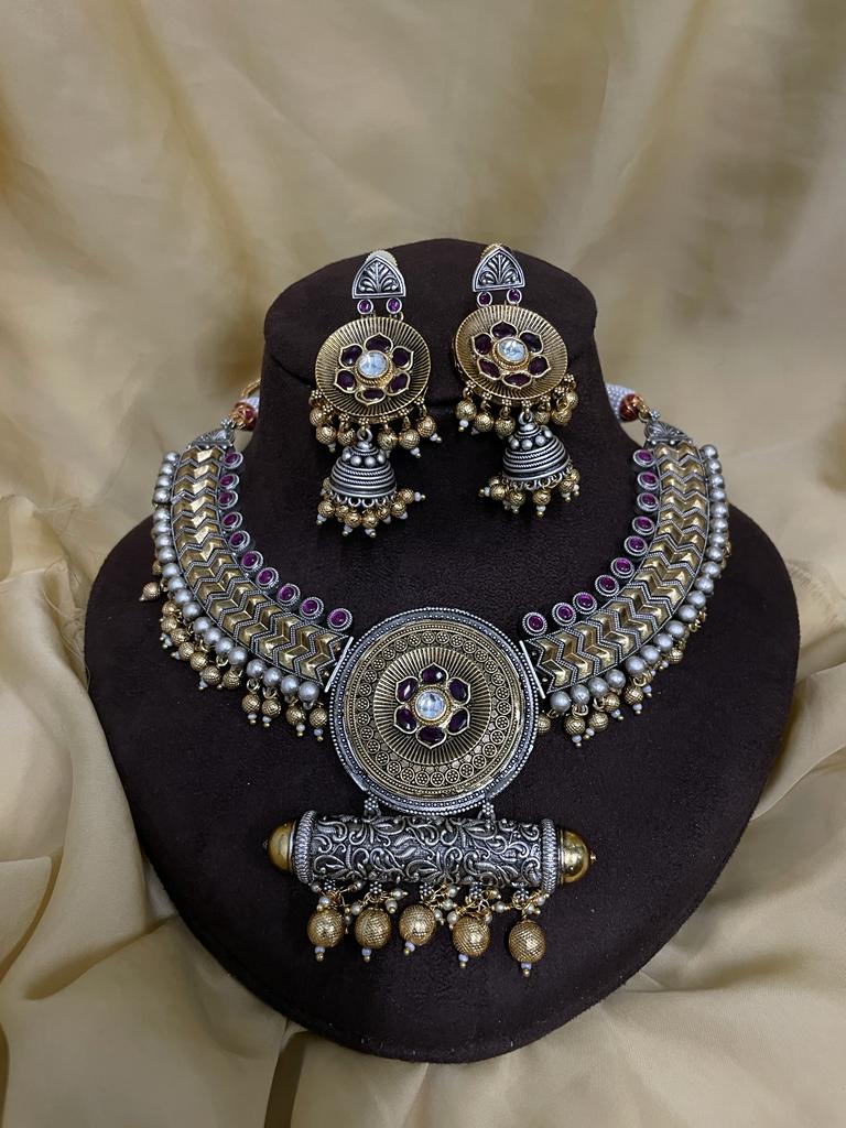 Royal High Quality Silver Fusion Necklace