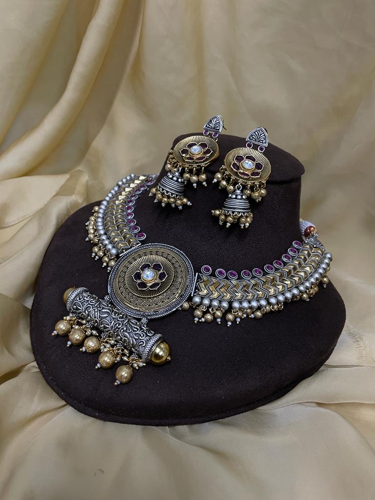 Royal High Quality Silver Fusion Necklace