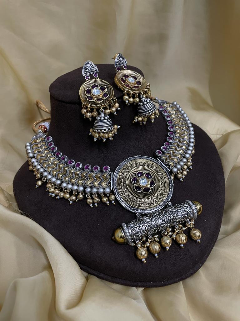 Royal High Quality Silver Fusion Necklace