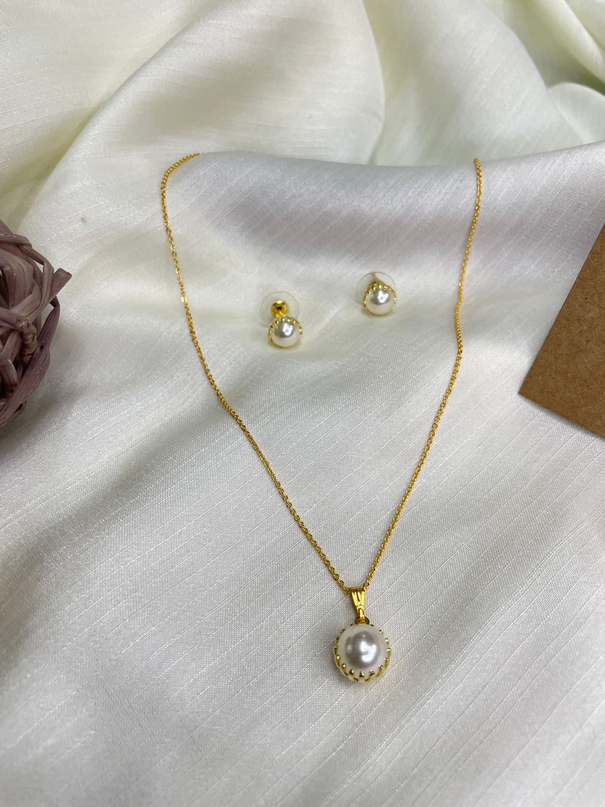 Dailywear Pearl Pendent Chain - Abdesignsjewellery