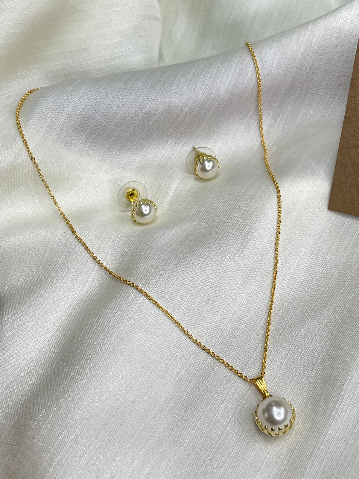 Dailywear Pearl Pendent Chain - Abdesignsjewellery