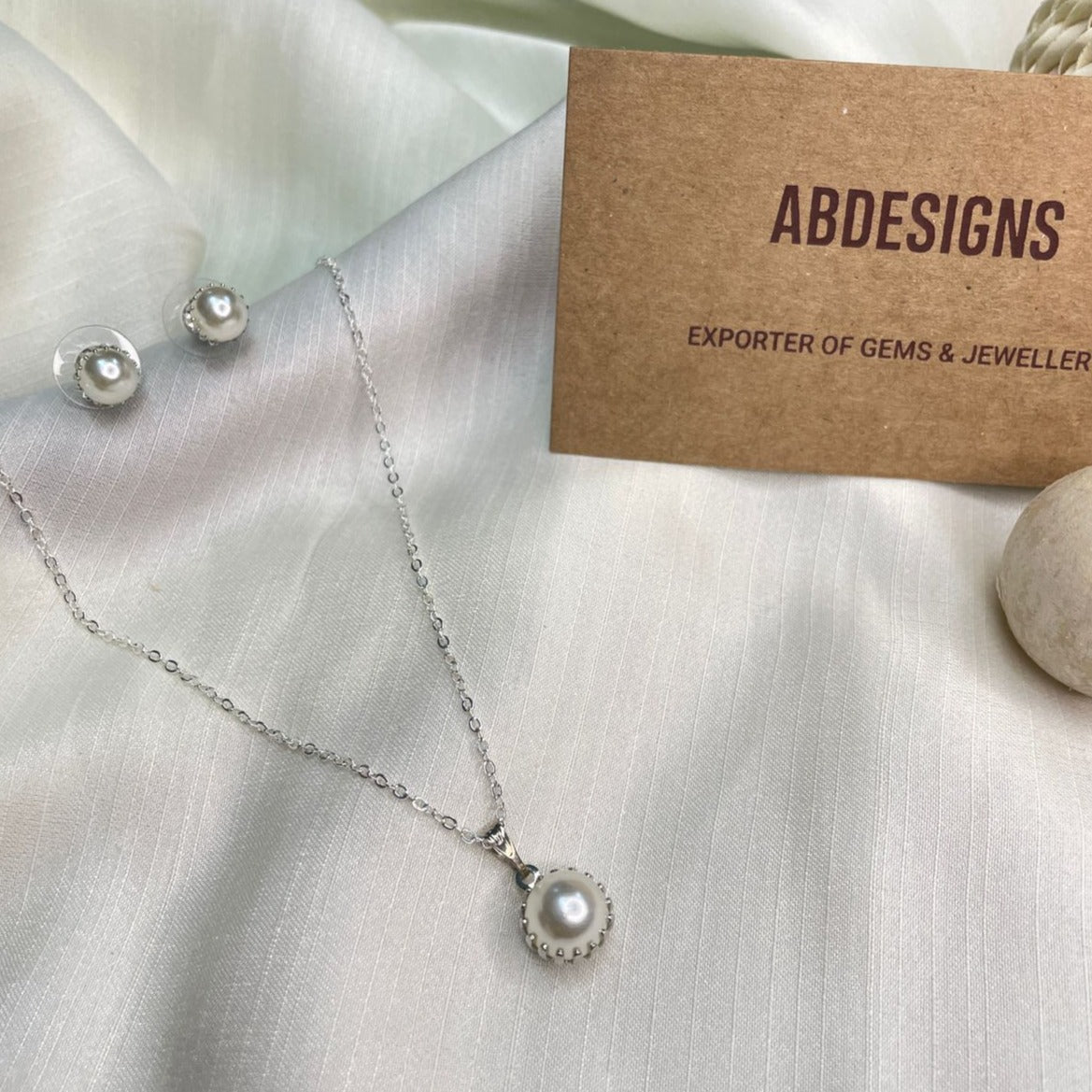 Dailywear Pearl Pendent Chain - Abdesignsjewellery