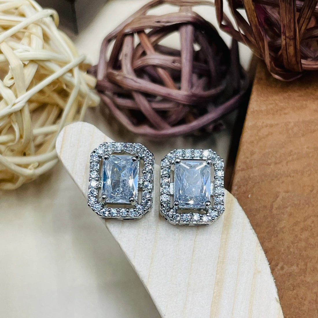 Magnificent Emerald CZ Studs