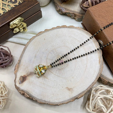 Attractive Polki Mangalsutra - Abdesignsjewellery