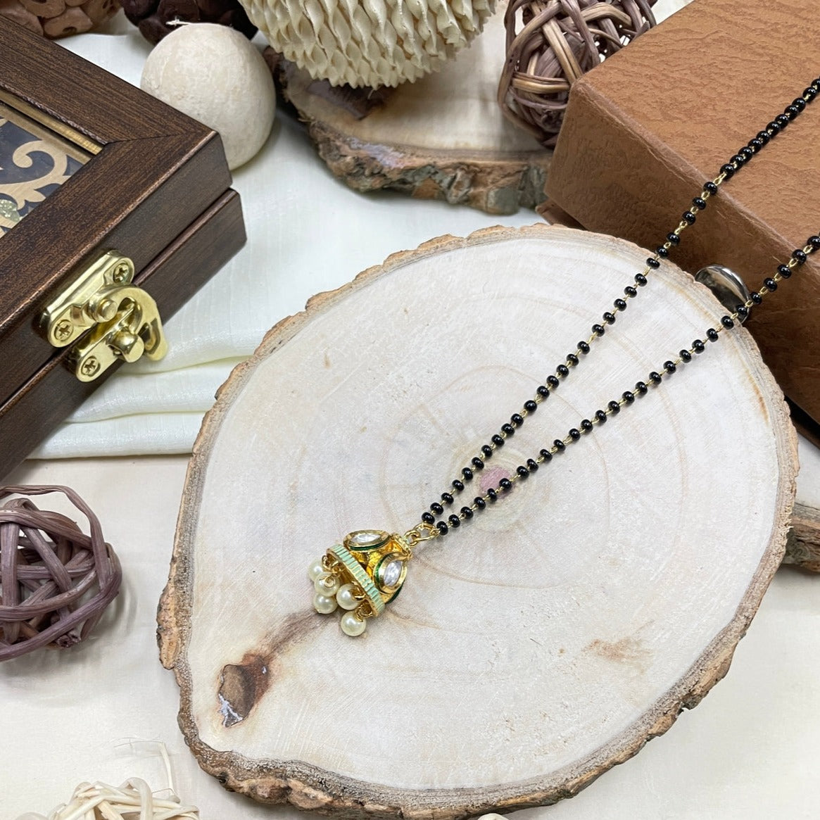 Attractive Polki Mangalsutra - Abdesignsjewellery