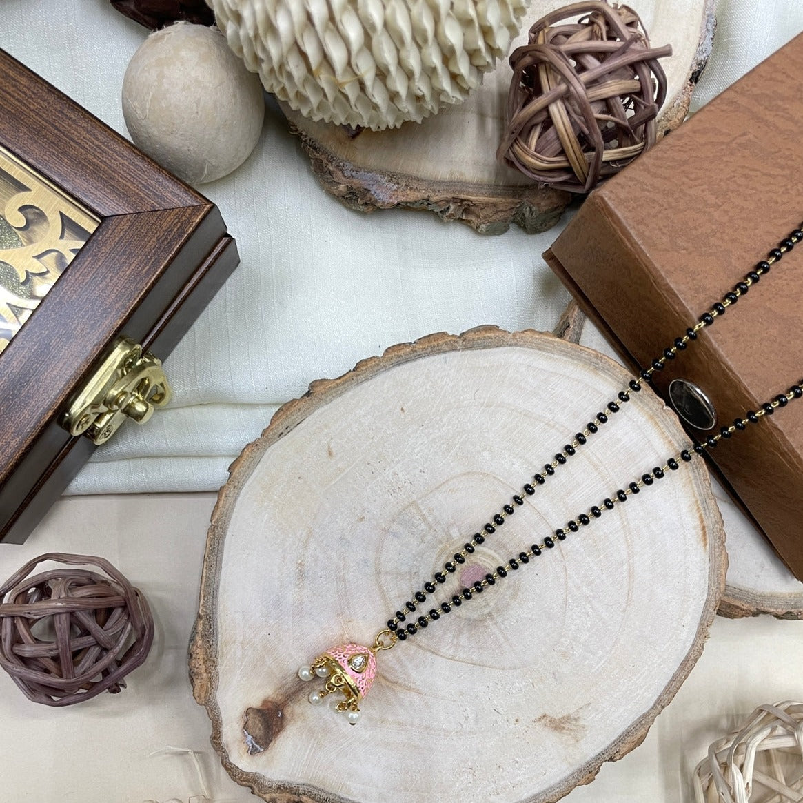 Attractive Polki Mangalsutra - Abdesignsjewellery