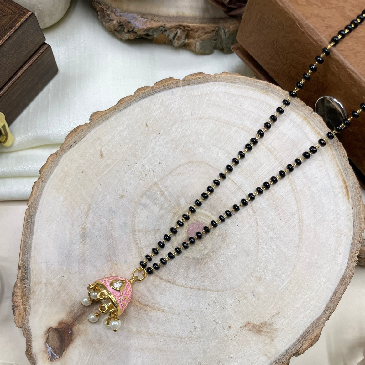 Attractive Polki Mangalsutra - Abdesignsjewellery